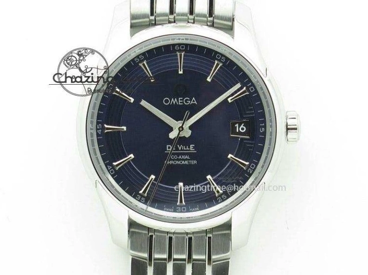 0822 QuickDry Aqua Terra ‘James Bond’ SS JHF Best Edition Blue Dial On SS Bracelet A 8203